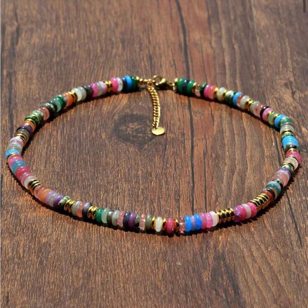 Boho Beaded Necklace  S871